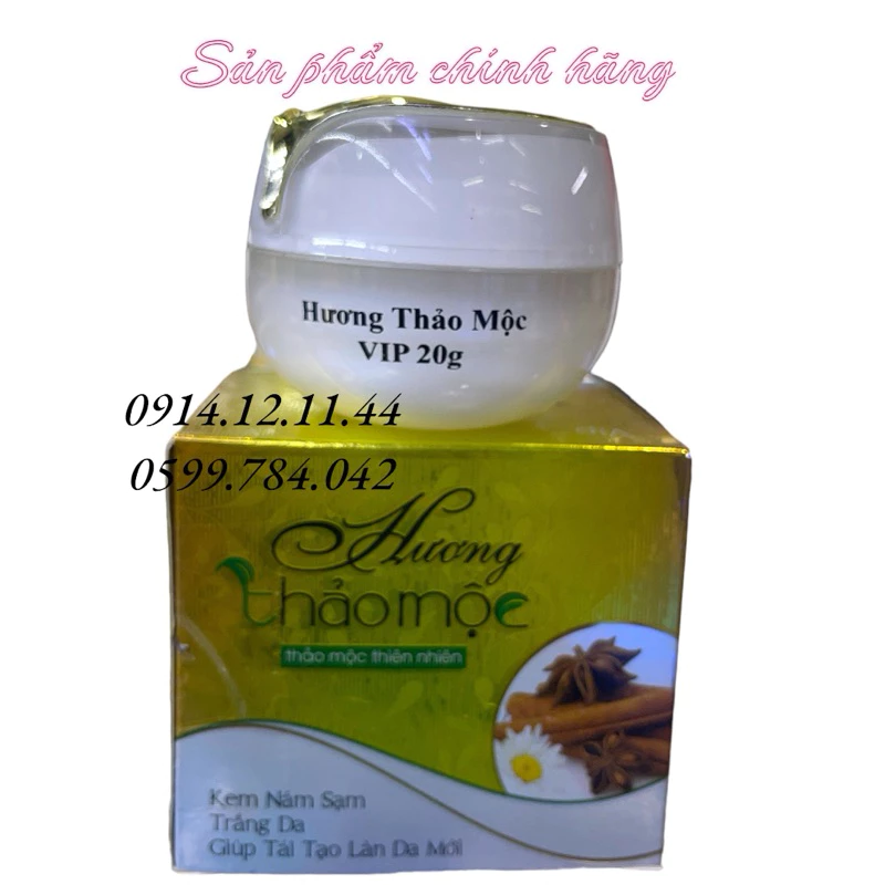 Kem Hương Thảo Mộc Nám sạm trắng da giúp tái tạo da mới 20gram