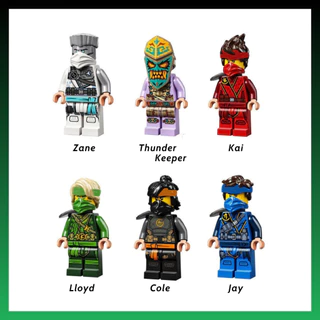 Đồ chơi lắp ráp minifigures Ninjago Phần 14 Island - Lắp ghép xếp hình nhân vật Ninja Kai Cole Jay Zane Lloyd  Nya Wu