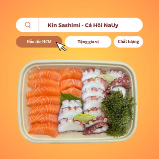 [HCM-GIAO HỎA TỐC 2H] Sashimi Cá Hồi, Bạch Tuộc, rong nho