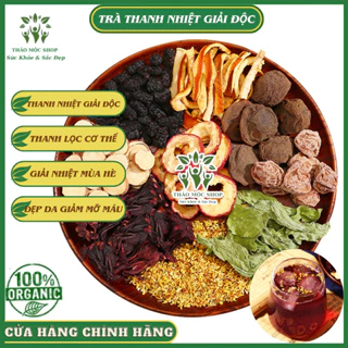 ✅[CHÍNH HÃNG] Trà Thanh Nhiệt Giải Độc Mát Gan Thanh Can An Mộc Trà Giải Nhiệt Mua Hè Tại Thảo Mộc Shop