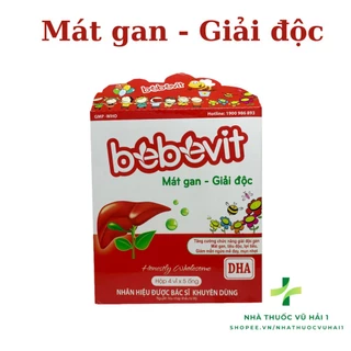 BEBEVIT MÁT GAN – Giải độc thanh nhiệt giải độc gan ,tăng cường chức năng gan (Hộp 20 ống )