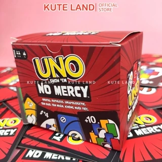 Bộ bài Uno No Mercy 165 thẻ bài cuộc chơi nâng cấp 10 luật chơi khắc nghiệt trò chơi thẻ bài Board Game Việt UNO32-MERCY