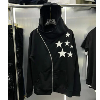 Áo Khoác Nỉ Bông Hoodie Doc.Le Họa Tiết Thêu Sao Dày Dặn_Áo Hoodie Nam Nữ Nỉ Bông Bản Tàu Hoàn Thiện,hn