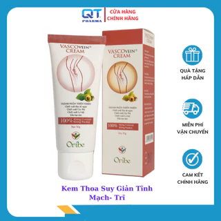 Gel Bôi Suy Giản Tĩnh Mạch Vascovein (Tuýp 50gr) - Giúp Cải Thiên Lưu Thông Máu, Giảm Các Tính Trạng Đau Nhức Nặng Chân