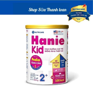 [HSD T5-2026] Sữa Bột Nutricare Hanie Kid 0+/1+/2+ Lon 800g-8500g Cho Trẻ Biếng Ăn & Suy Dinh Dưỡng.