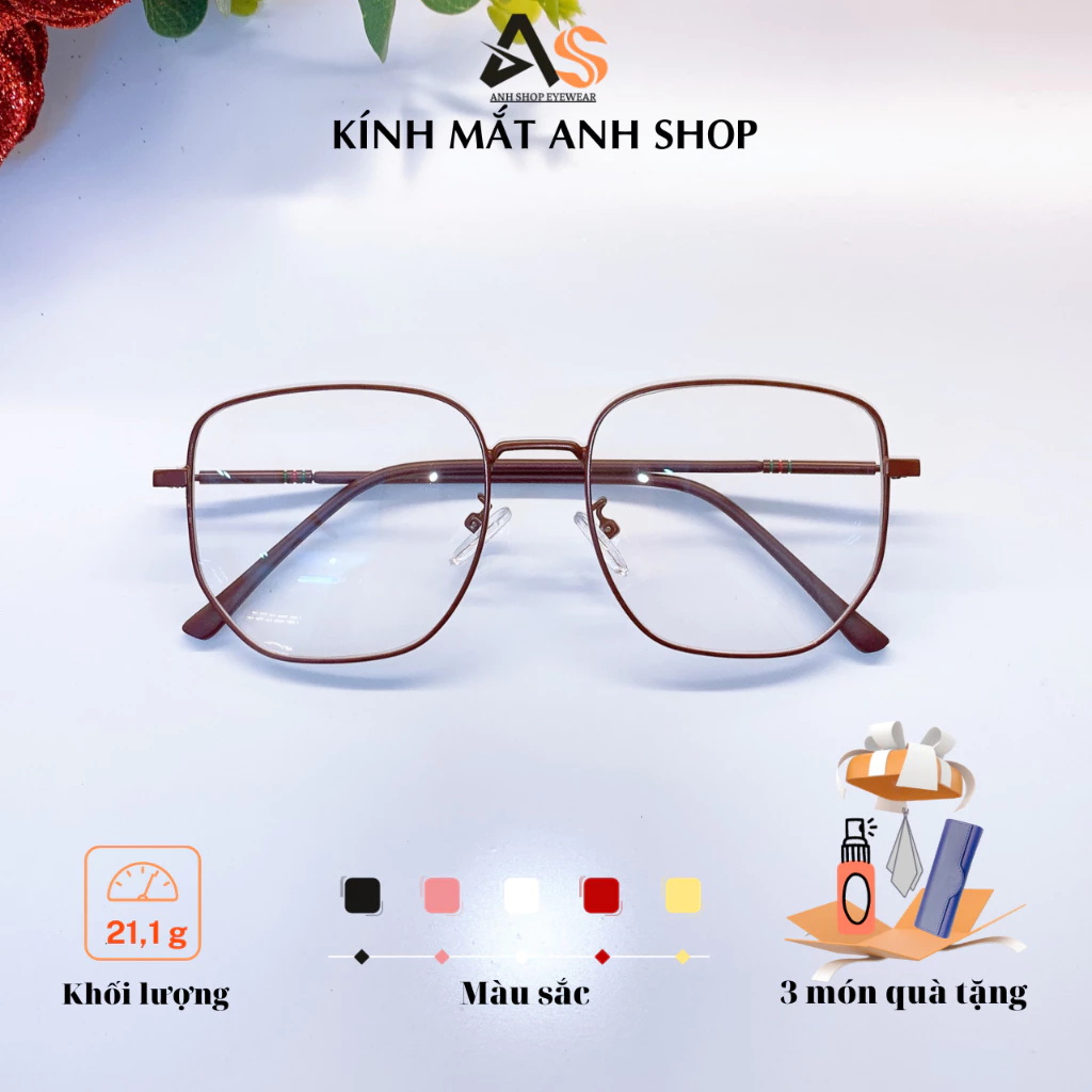 Kính vuông to thời trang kim loại 20100A