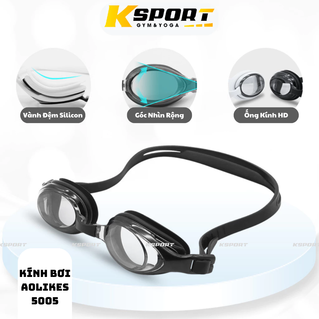Kính bơi, kính bơi chống nước,chống mờ,chống tia UV Aolikes
