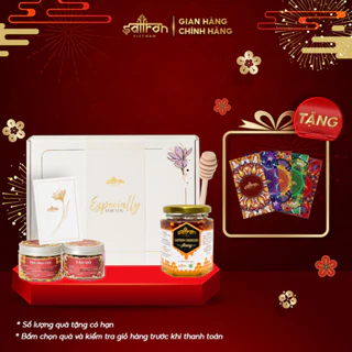 Set quà tặng Mật ong saffron đông trùng hạ thảo Saffron Việt Nam