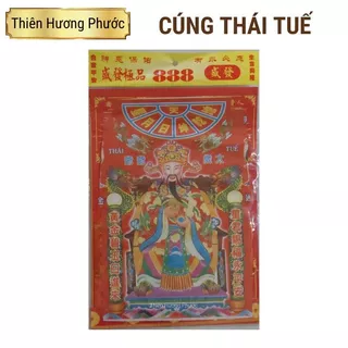 Giấy cúng thái tuế cao cấp vàng mã