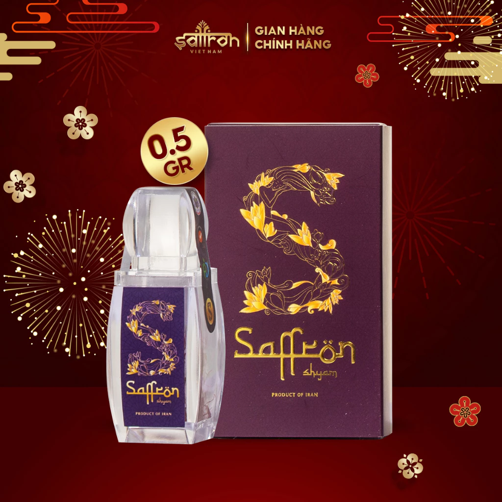 Nhụy Hoa Nghệ Tây Saffron Shyam 0.5Gram/hộp