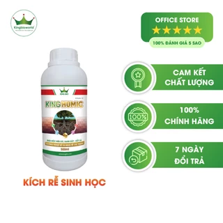 King Humic 500ml - thuốc giải độc hữu cơ, chống nghẹt rễ, kích rễ vọt đọt