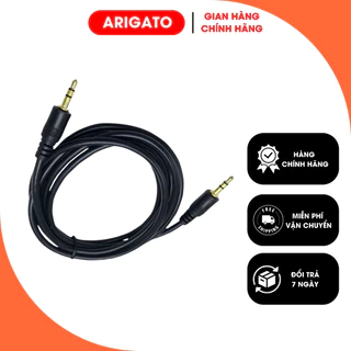 Sỉ 6.5K - Dây Loa 1 ra 1 dài 1.5M 1.8M 3M 5M đen / Trắng Xịn Hàng Tốt Jack 3.5mm ARIGATO