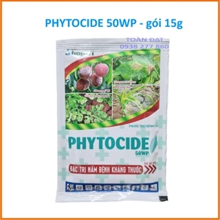 Thuốc Trừ Bệnh PHYTOCIDE 50WP (gói 15g), Trị Sương Mai, Chết Nhanh