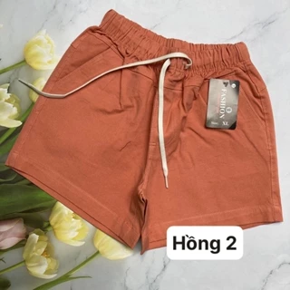 Quần short nữ kaki từ 55-66kg quần đùi short nữ lưng thun có dây rút có độ giãn - hàng đẹp - DEPDAI1