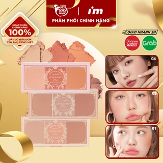 Phấn Má Hồng Đa Năng 3 Ô Màu I'm I'm Afternoon Tea Blusher Palette