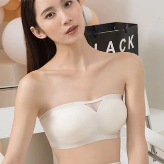 Áo ngực không dây chống tụt, áo lót quây su đúc ôm gom ngực, bra ống chống trượt - Her Sleepwear