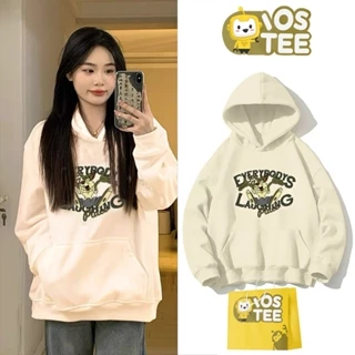 Áo nỉ hoodie da cá in hình sói everybody có 2 màu cho các bạn teen IOSTEE