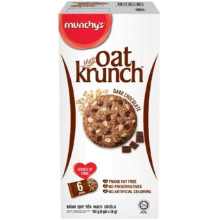 [Date 10/24] Bánh Yến Mạch Oat Krunch vị chocolate hộp 156g