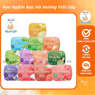 Kẹo Ngậm Bạc Hà Hương Trái Cây Không Đường PEPPERMINT - Ăn Vặt 492