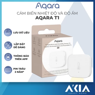 [MỚI] Cảm biến nhiệt độ và độ ẩm, áp suất Aqara T1, gửi thông báo đến điện thoại, Cần có HUB Aqara kết nối