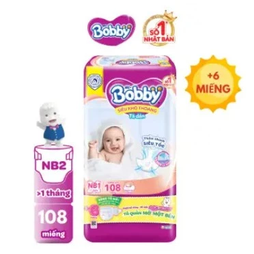 Miếng lót Bobby size Newborn 1  (dưới 5kg)