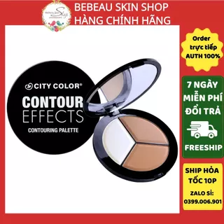 PHẤN TẠO KHỐI 3 Ô CITY COLOR CONTOUR EFFECTS PALETTE