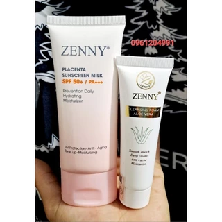 kem chống nắng zenny 50g  ( giá sỉ 3 sp) (tặng serum hoạc srm)cam kết chính hãng