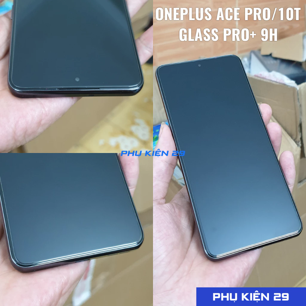 [Oneplus Ace Pro/ 10T] Dán kính cường lực bảo vệ màn hình Glass Pro+ 9H