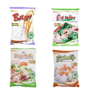 Bột gạo/Bột năng/Bột nếp/Bột bánh cuốn Tài Ký gói (400g)