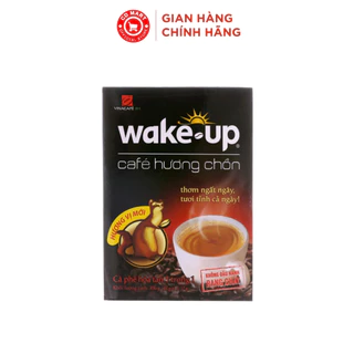 Cà phê sữa Wake Up 3 trong 1 hương chồn hộp 18 gói (306g)