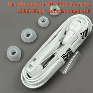 Tai nghe nhét tai JBL J22C có micro chính hãng - âm trầm mạnh mẽ