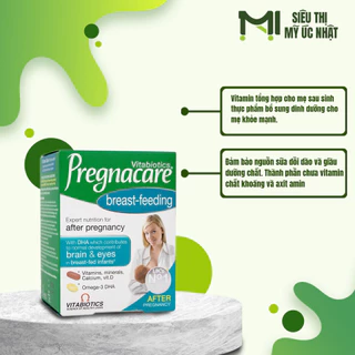 Viên uống Pregnacare Breast Feeding Vitabiotics bổ sung vitamin và khoáng chất cho phụ nữ cho con bú (84 viên)