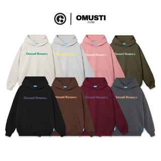 Áo Hoodie Local Brand 100% Cotton Unisex Omusti House Chất Liệu Nỉ Bông