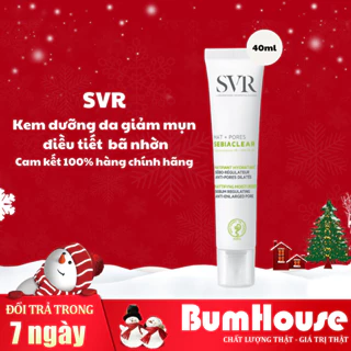 Kem dưỡng da làm giảm mụn SVR SEBIACLEAR MAT+PORES 40ml