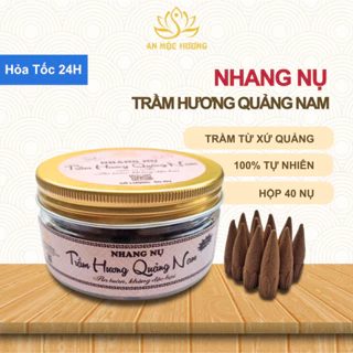 Hộp lắp nhôm 40 Nụ, Nhang Nụ Trầm Quảng Nam Cao Cấp Ít Khói Thơm Dịu An Mộc Hương