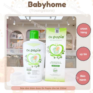 Sữa tắm thảo dược Dr Papie cho bé 230ml