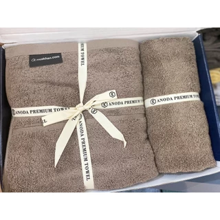 Khăn tắm xuất Hàn Combo 3 khăn tắm+gội+mặt  100% cotton cao cấp - Khăn Anoda