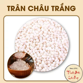 Trân châu trắng 100g, thạch ngọc trai, topping nguyên liệu trà sữa - Lãn Ông