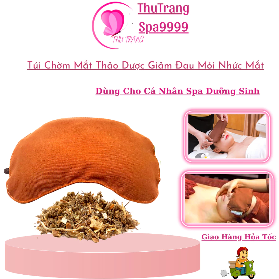 Túi Chờm Mắt Thảo Dược Giảm Nhức Mỏi | Mắt Thư Giãn Chờm Được Nóng Và Lạnh.