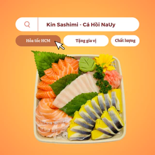 [HCM-GIAO HỎA TỐC 2H] Sashimi Cá Hồi, Cá Trích, Cá K iế.m kèm gia vị, [xem mô tả sản phẩm]