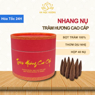 Hộp 40 Nụ Trầm Hương Quảng Nam Cao Cấp An Mộc Hương