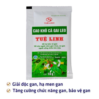 🎁 Cao Khô Cà Gai Leo Tuệ Linh - Giải Độc Gan, Tăng Cường Chức Năng Gan, Thanh Nhiệt, Mát Gan (Túi 10g)