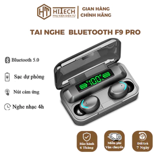 Tai Nghe Bluetooth F9-5, Có Míc Đàm Thoại, Cảm Biến Vân Tay, Kiêm Sạc Dự Phòng - HiTech