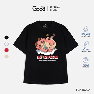 Áo Thun THE GOOD "Dờ Ra Gon Tee", Áo Phông, Áo Unisex Chất Cotton Co Giãn Cổ Tròn Tay Lỡ Form Oversize