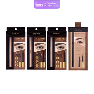 Chì Kẻ Mày và Mascara 2 in1 Browit Ultra Fine Dou Eyebrow Pencil & Mascara