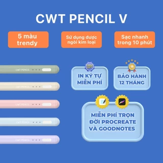 [QUÀ TẶNG DIGITAL] Bút Cảm Ứng CWT PENCIL V/S cho các dòng máy tính bảng, điện thoại IOS, Android, hỗ trợ sạc nhanh