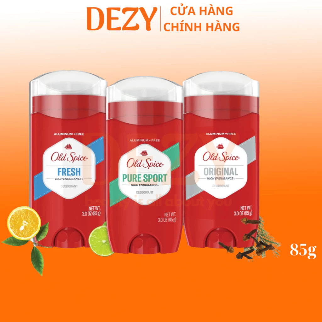 Lăn Khử Mùi Old Spice Pure Sport / fresh / original Made In Usa 85g - Lăn Nách Nam Nữ Khử Mùi Mồ Hôi Hiệu Quả P&G Dezy