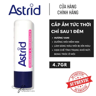 Son Dưỡng Astrid Tái Tạo Môi Từ Mỡ Hươu Tẩy Da Chết Nuôi Dưỡng Môi Ẩm Mịn Màng, Căng Mọng