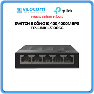 Switch TP-Link LS1005G 5 Port 10/100/1000Mbps vỏ nhựa 1GB