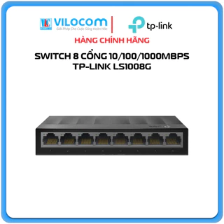 Switch Để Bàn 8 Cổng 10/100/1000Mbps TP-Link LS1008G - Hàng Chính Hãng